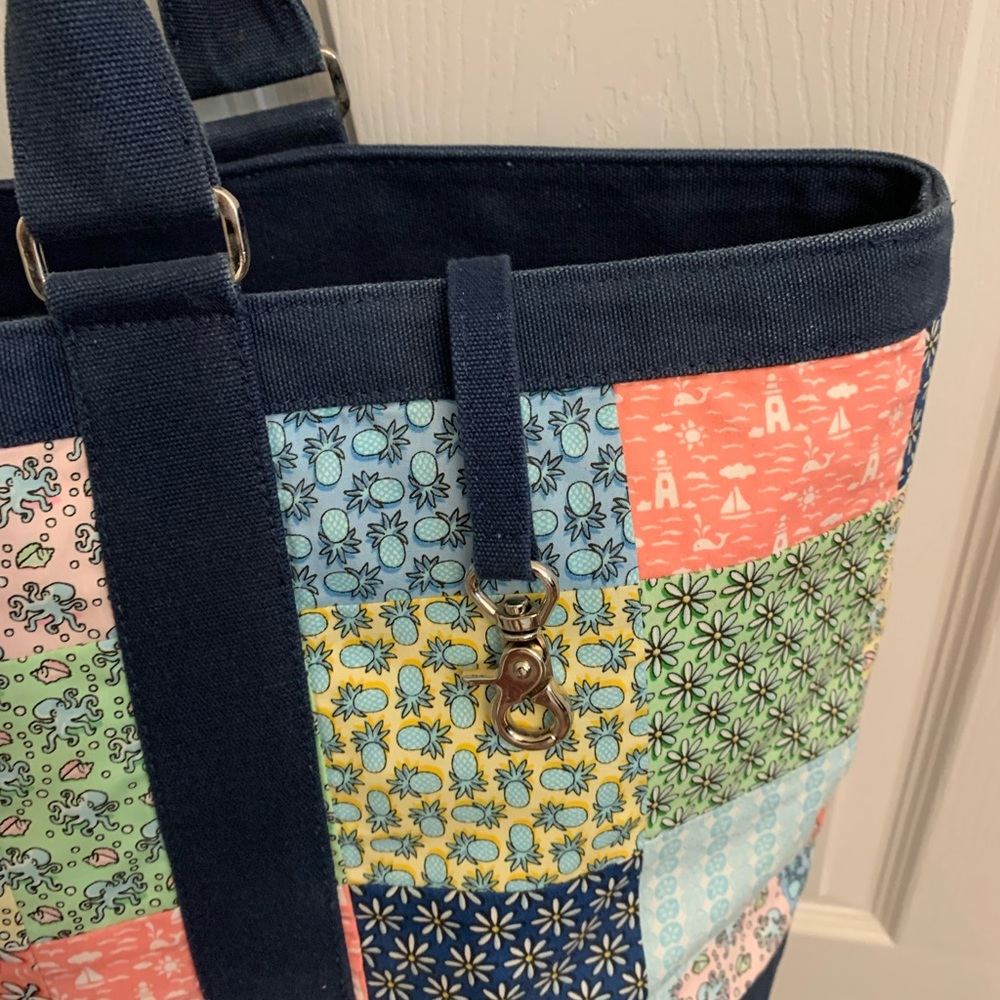 Vineyard Vines Heritage Patchwork Oversized Tote … - image 5